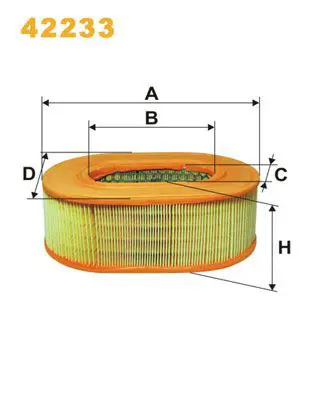 Gaisa filtrs WIX 42233