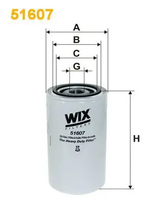 Eļļas filtrs WIX 51607