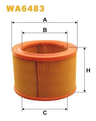 Gaisa filtrs WIX WA6483