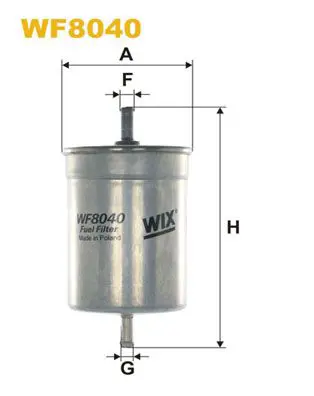 Degvielas filtrs WIX WF8040