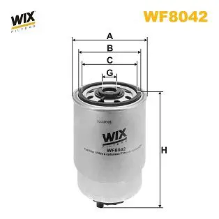 Degvielas filtrs WIX WF8042