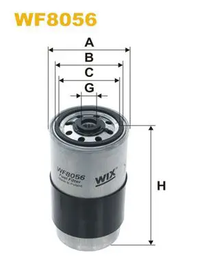 Degvielas filtrs WIX WF8056