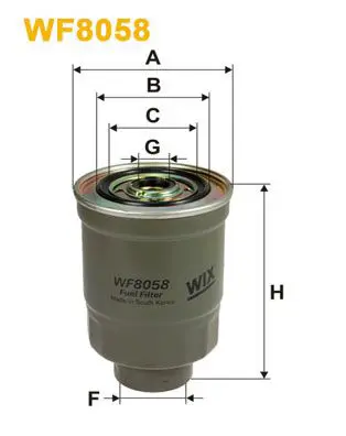 Degvielas filtrs WIX WF8058