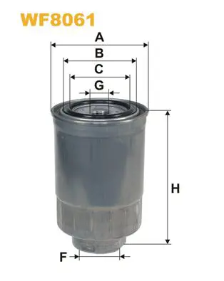 Degvielas filtrs WIX WF8061