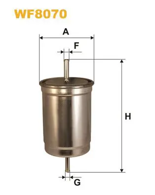 Degvielas filtrs WIX WF8070