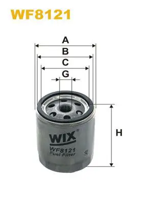 Degvielas filtrs WIX WF8121