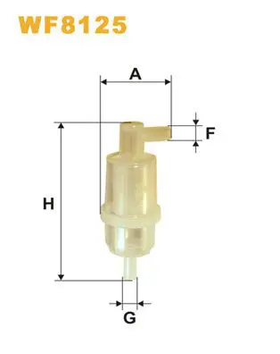Degvielas filtrs WIX WF8125