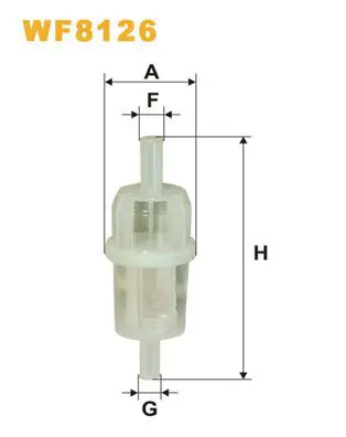 Degvielas filtrs WIX WF8126