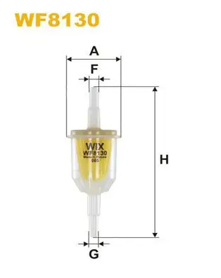 Degvielas filtrs WIX WF8130