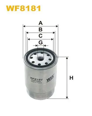 Degvielas filtrs WIX WF8181