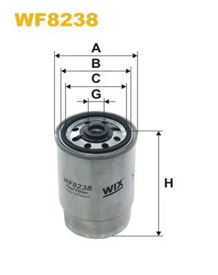 Degvielas filtrs WIX WF8238