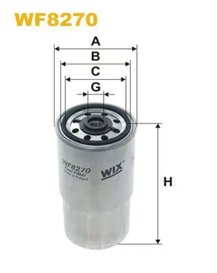 Degvielas filtrs WIX WF8270