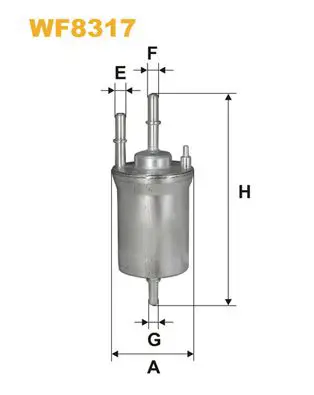 Degvielas filtrs WIX WF8317