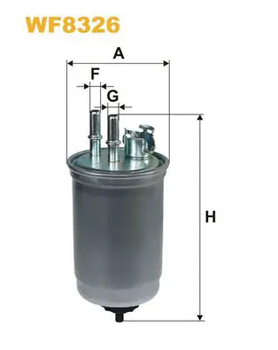 Degvielas filtrs WIX WF8326
