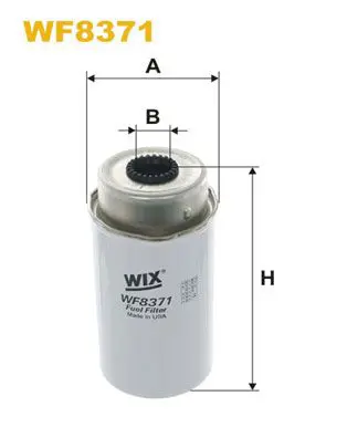 Degvielas filtrs WIX WF8371