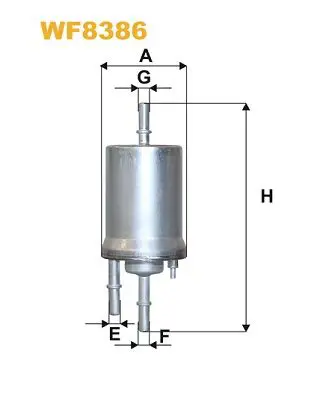 Degvielas filtrs WIX WF8386