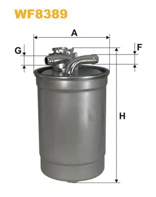 Degvielas filtrs WIX WF8389