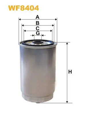 Degvielas filtrs WIX WF8404
