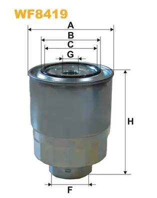 Degvielas filtrs WIX WF8419