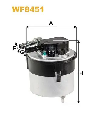 Degvielas filtrs WIX WF8451