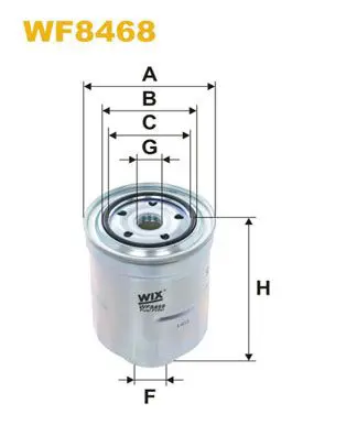 Degvielas filtrs WIX WF8468