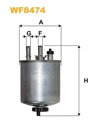 Degvielas filtrs WIX WF8474
