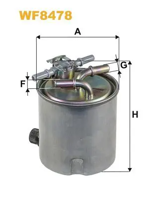 Degvielas filtrs WIX WF8478