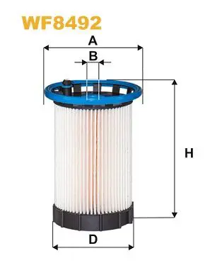 Degvielas filtrs WIX WF8492