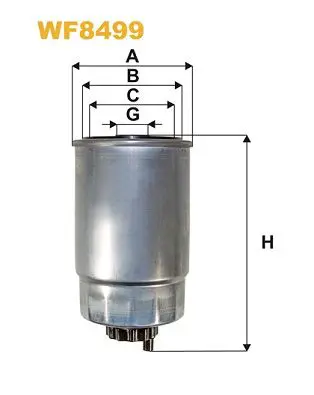 Degvielas filtrs WIX WF8499