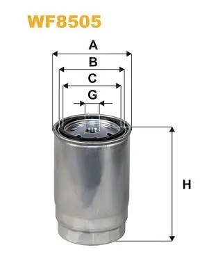 Degvielas filtrs WIX WF8505