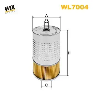 Eļļas filtrs WIX WL7004