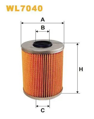Eļļas filtrs WIX WL7040