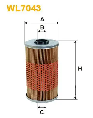 Eļļas filtrs WIX WL7043