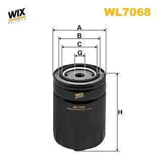 Eļļas filtrs WIX WL7068