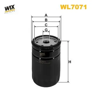 Eļļas filtrs WIX WL7071