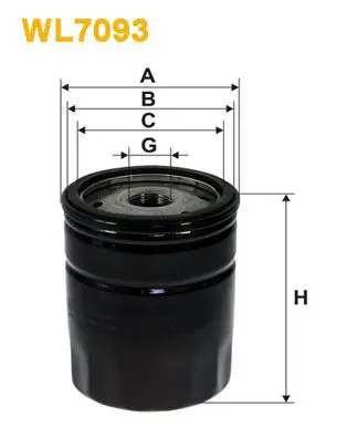 Eļļas filtrs WIX WL7093
