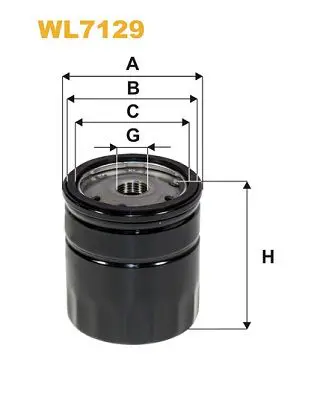 Eļļas filtrs WIX WL7129