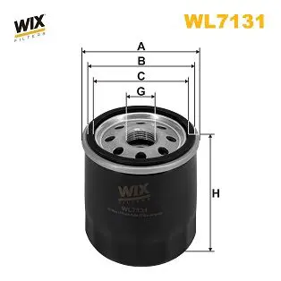 Eļļas filtrs WIX WL7131