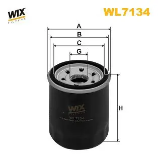 Eļļas filtrs WIX WL7134