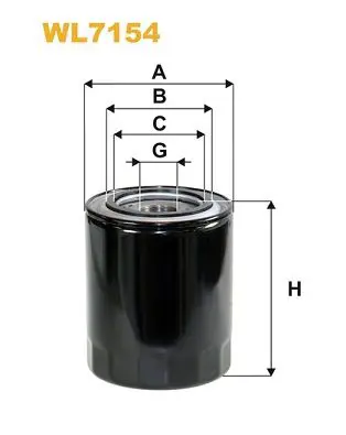 Eļļas filtrs WIX WL7154