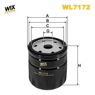 Eļļas filtrs WIX WL7172