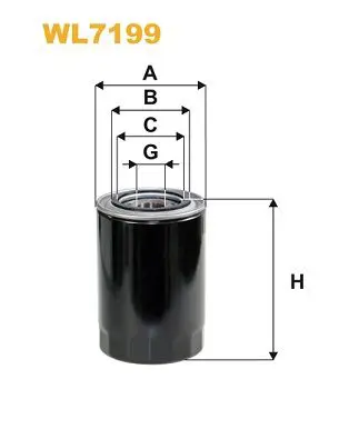 Eļļas filtrs WIX WL7199
