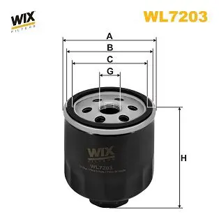 Eļļas filtrs WIX WL7203