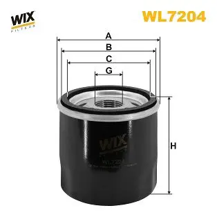 Eļļas filtrs WIX WL7204