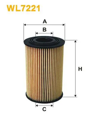 Eļļas filtrs WIX WL7221