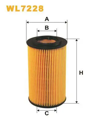 Eļļas filtrs WIX WL7228
