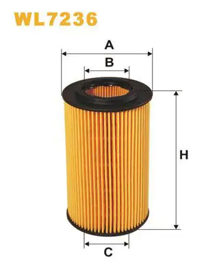 Eļļas filtrs WIX WL7236