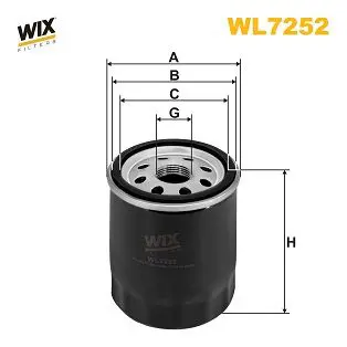 Eļļas filtrs WIX WL7252