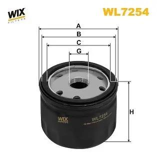 Eļļas filtrs WIX WL7254
