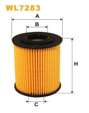 Eļļas filtrs WIX WL7283
